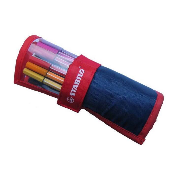 STABILO Crayon feutre (Brun, Pink, Gris, Jaune, Bleu, Mauve, Orange, Vert, Turquoise, Noir, Rouge, 25 pièce)