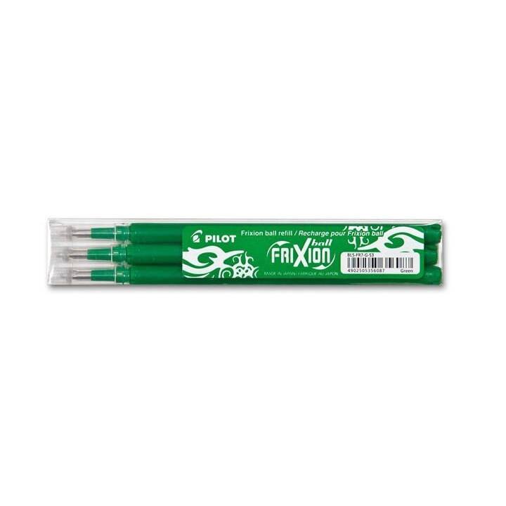 PILOT PEN Mine de stylo roller (Vert, 3 pièce)