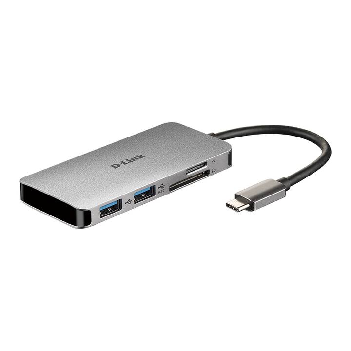 D-LINK DUB-M610 (4 Ports, HDMI, USB Type-A, USB Type-C)