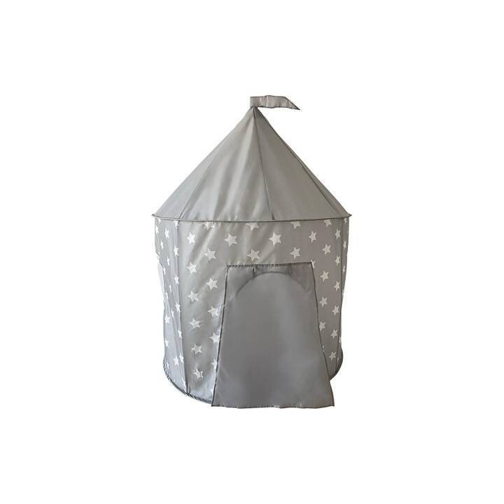 KNORRTOYS Tenda da gioco Grey white stars (Grigio, Bianco, Stelle)