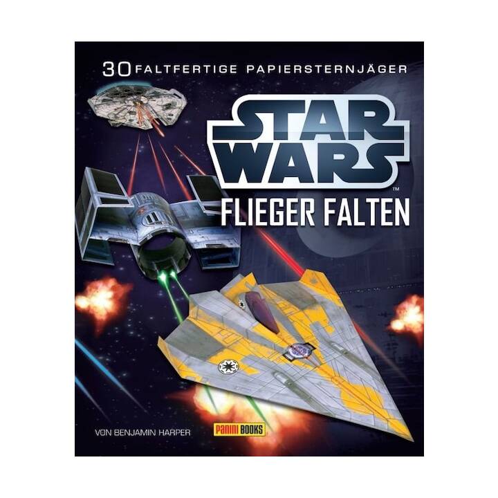 STAR WARS Flieger falten: Falte 30 Papier-Sternenjäger