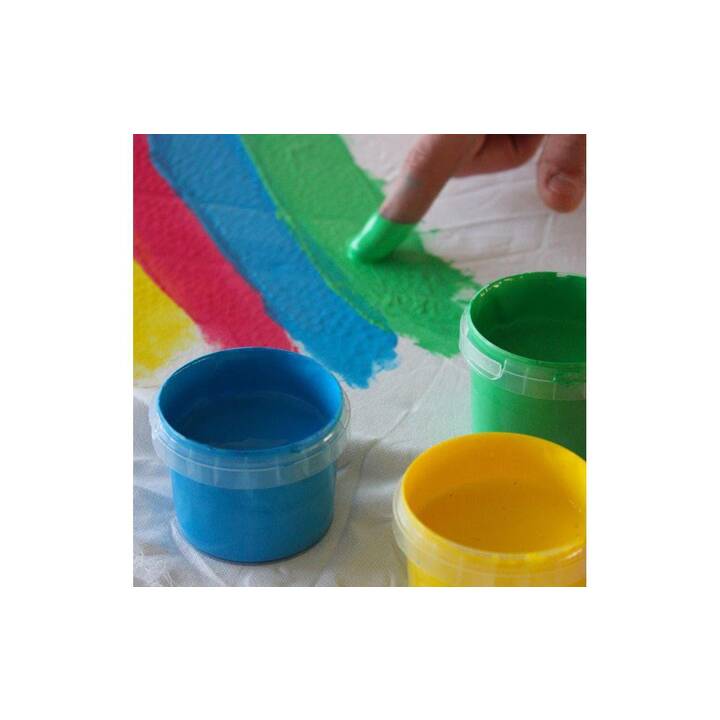 PRIMO Fingerfarbe Set (6 x 100000 ml, Mehrfarbig)