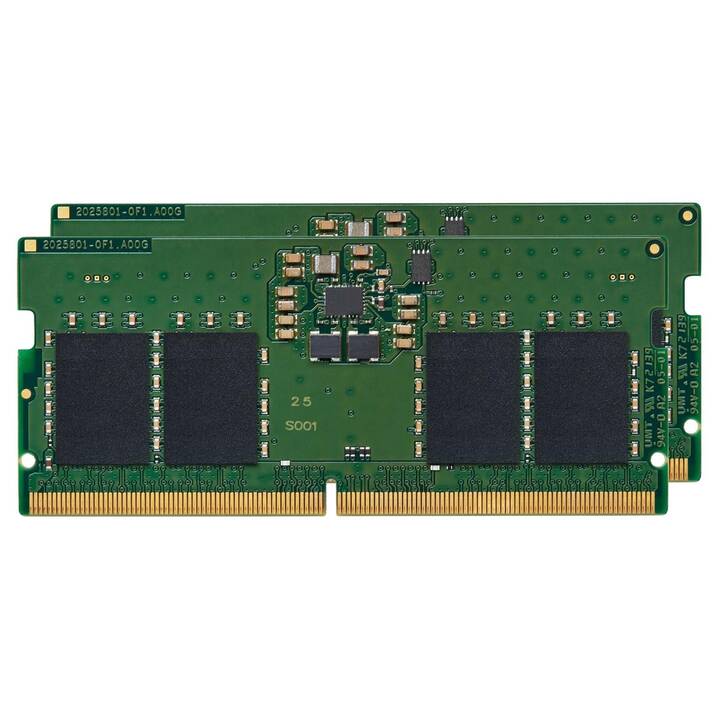 KINGSTON TECHNOLOGY KVR48S40BD8K2-64 (2 x 32 GB, DDR5-SDRAM 4800 MHz, SO-DIMM 262-Pin)