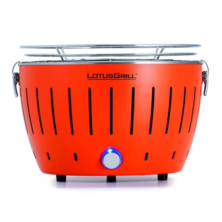 LOTUSGRILL Small Gril à charbon de bois (Orange, Orange foncé)