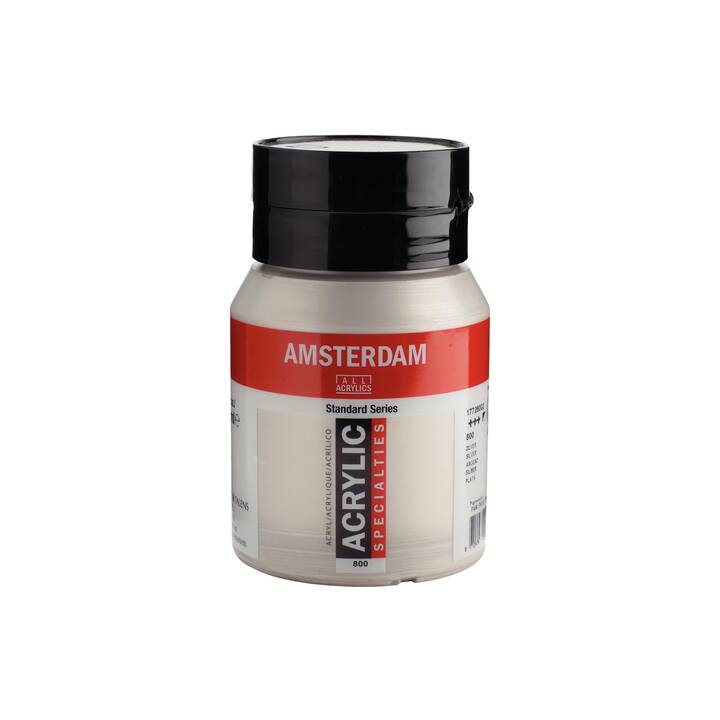 AMSTERDAM Colore acrilica (500 ml, Argento)