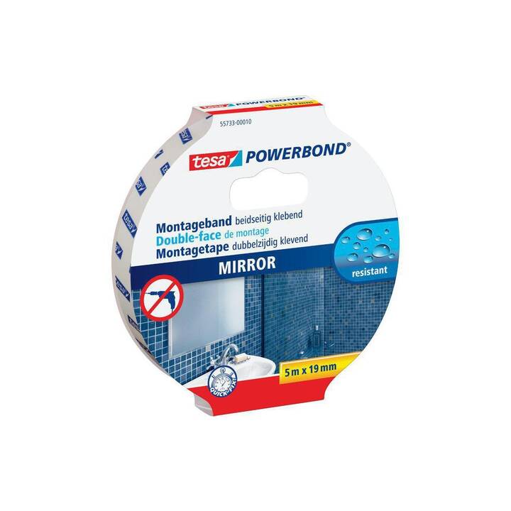 TESA Catena di montaggio Powerbond (19 mm x 5 m, 1 pezzo)