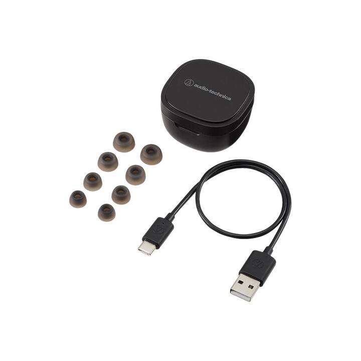 AUDIO-TECHNICA ATH-SQ1TW (In-Ear, Bluetooth 5.0, Noir)