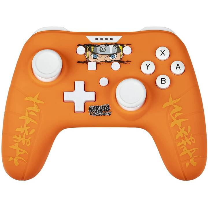 KONIX Naruto Gamer Pack Zubehör Set (PC, Nintendo Switch OLED, Nintendo Switch Lite, Nintendo Switch, Orange, Schwarz, Weiss)