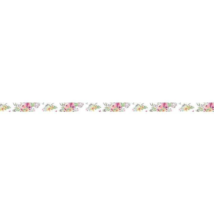 URSUS Washi Tape Set Flora (Multicolore, 10 m)