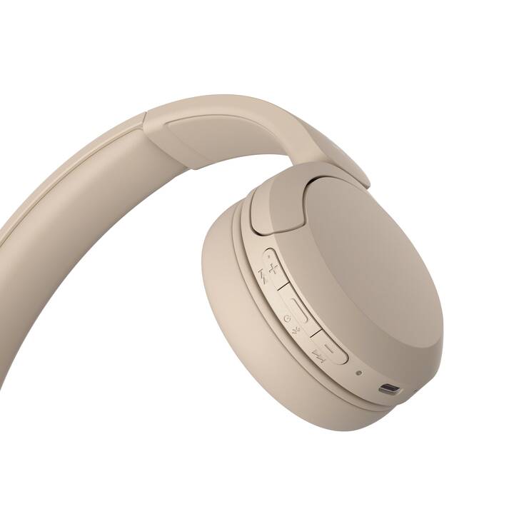 SONY WH-CH520 (Bluetooth 5.2, Beige)