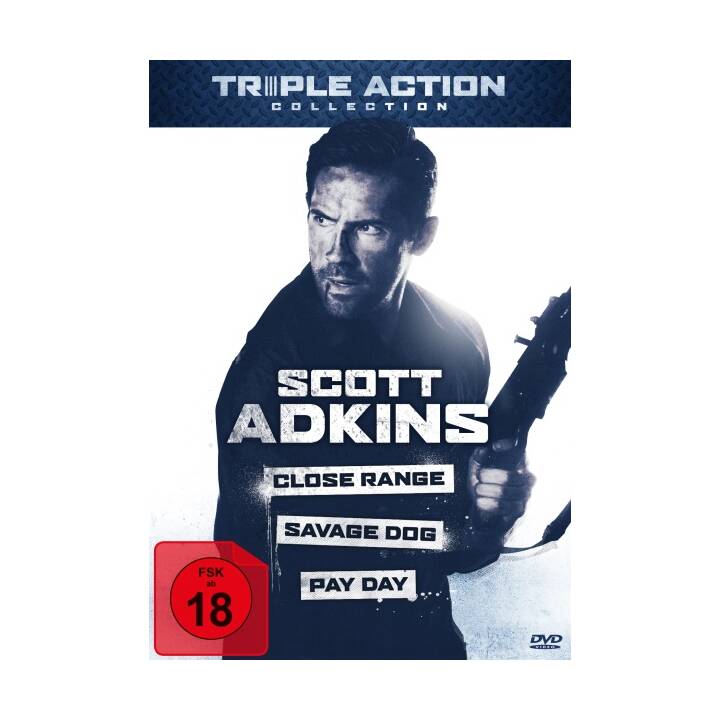 Scott Adkins Triple Action Collection - Close Range / Savage Dog / Pay Day (DE, EN)