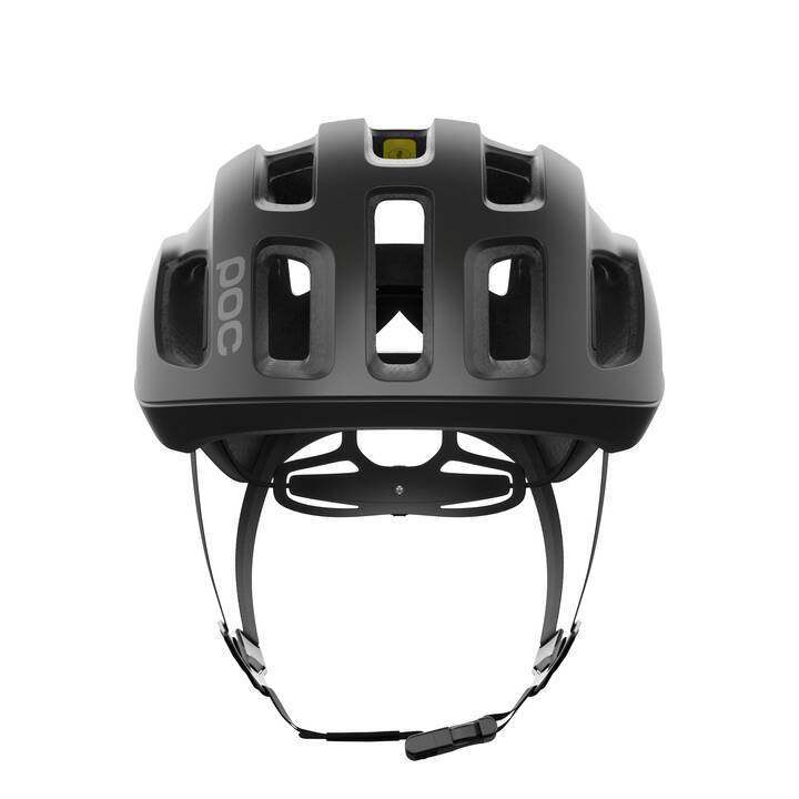 POC Casco da bici da corsa Ventral Air MIPS Uranium (L, Nero opaco)