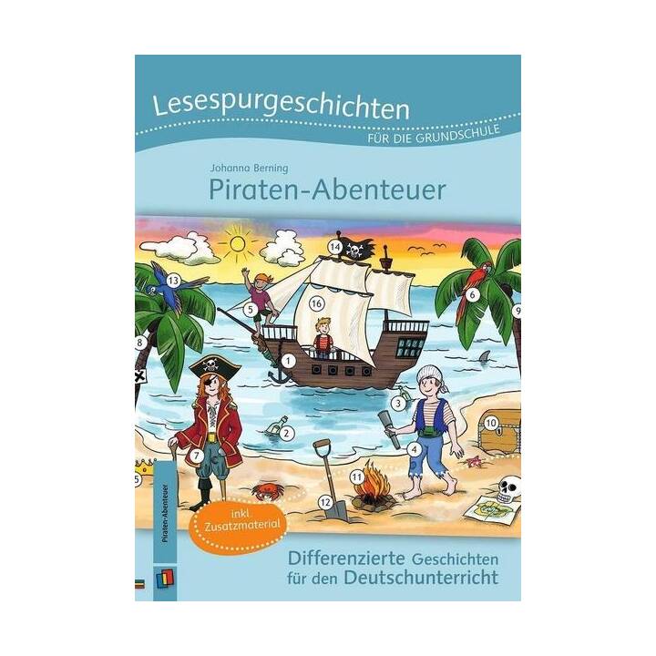 Lesespurgeschichten für die Grundschule - Piraten-Abenteuer