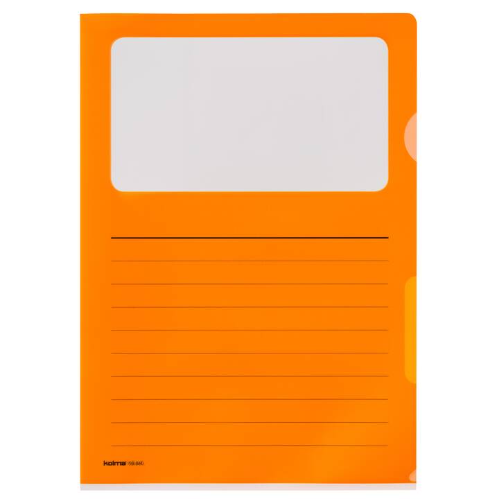KOLMA RACER Dossiers chemises (Orange, A4, 10 pièce)