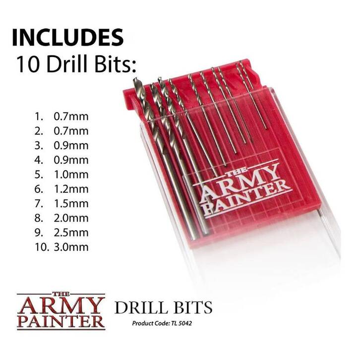 THE ARMY PAINTER Bohrer Bits (10 Teile)