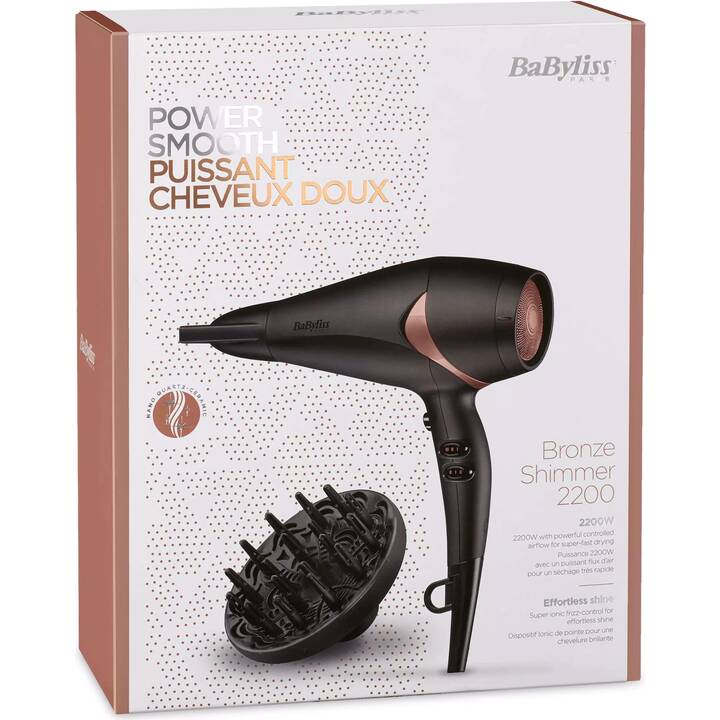 BABYLISS Bronze Shimmer (2200 W, Bronze, Schwarz)