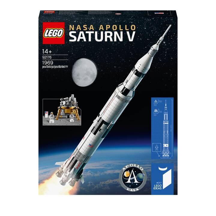 LEGO Ideas NASA Apollo Saturn V (92176, Difficile da trovare)