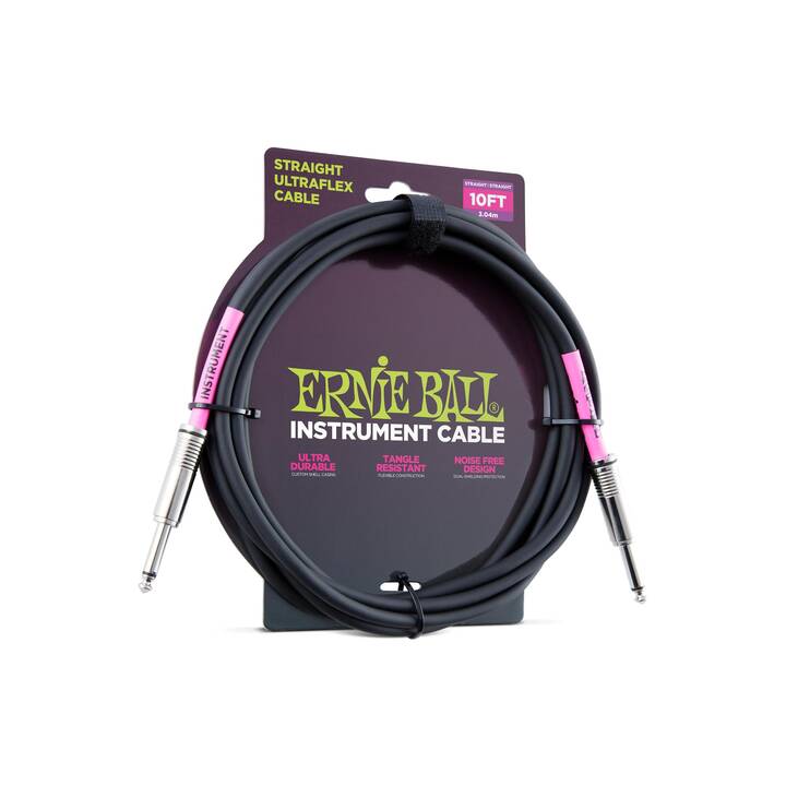 ERNIE BALL 6048 Câble de raccordement (Jack 6.35 mm, 3.05 m)