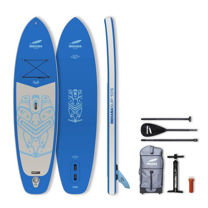 INDIANA Stand Up Paddle Board 10'6 Family Pack Blue (320 cm)