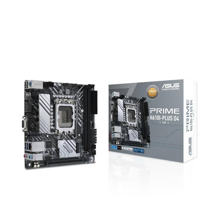 ASUS H610I-PLUS (LGA 1700, Intel H610, Mini ITX)
