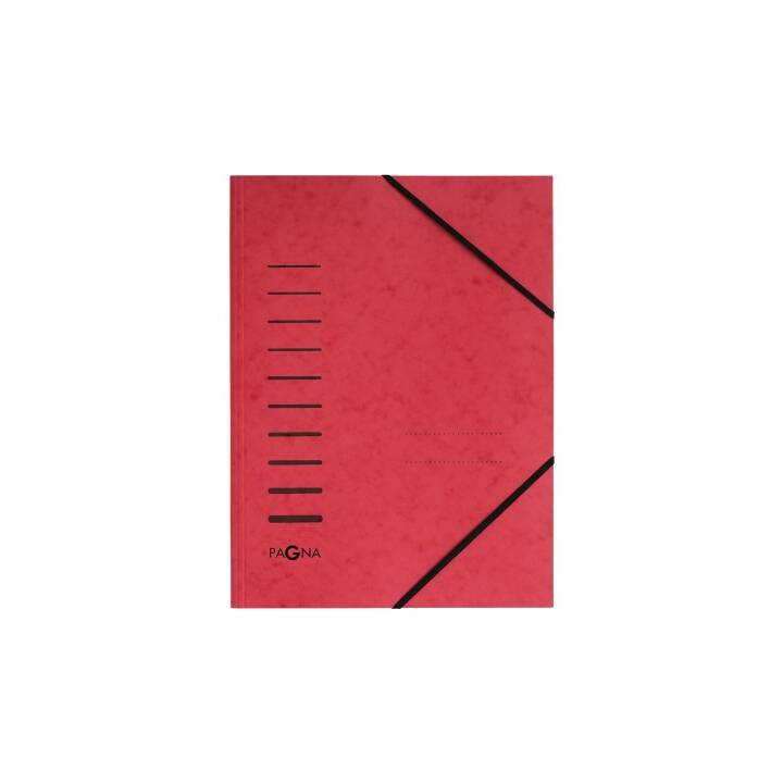 PAGNA Dossier à élastique 24001-01 (Rouge, A4, 1 pièce)