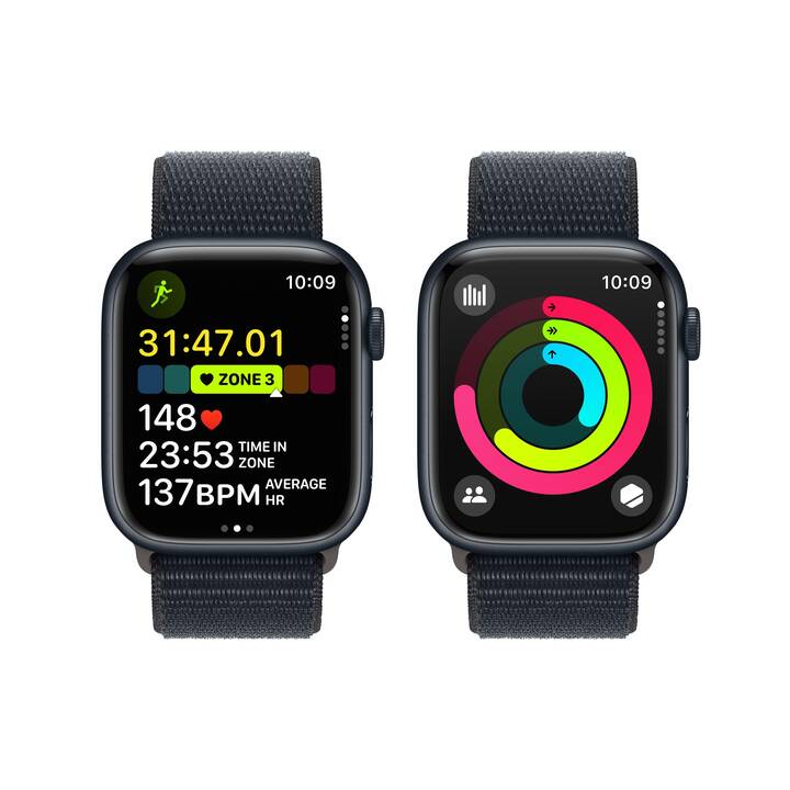 APPLE Watch Series 9 GPS + Cellular (45 mm, Aluminium, 4G)