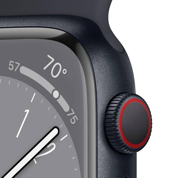 APPLE Watch Series 8 GPS + Cellular (45 mm, Aluminium, GPS, 4G)