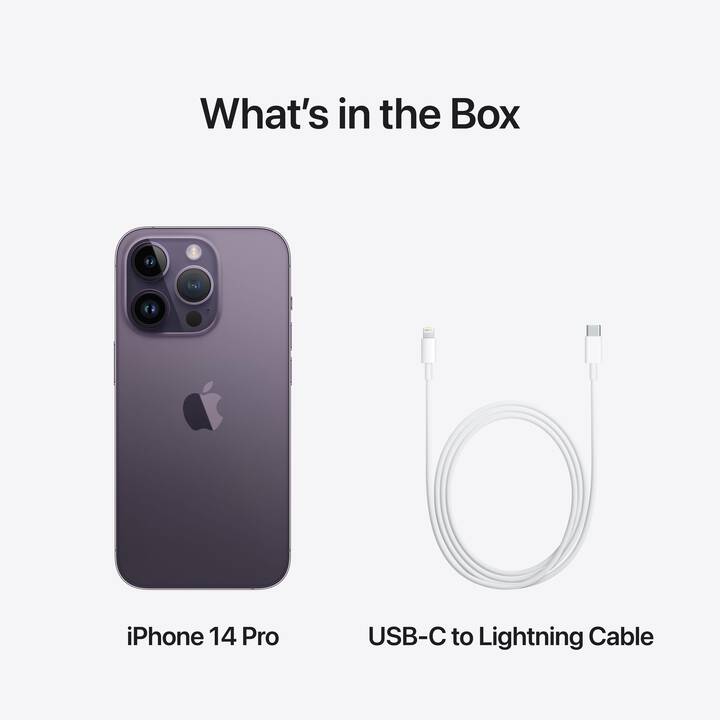 APPLE iPhone 14 Pro (5G, 128 GB, 6.1", 48 MP, Viola scuro)