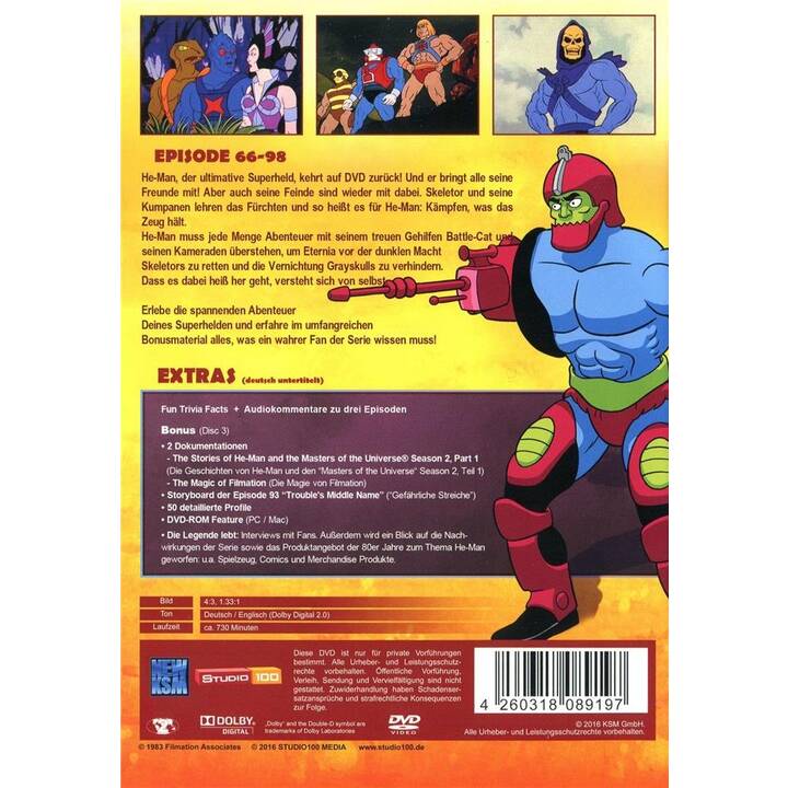 He-man and the Masters of the Universe, Vol. 1 Saison 2 (DE, EN)