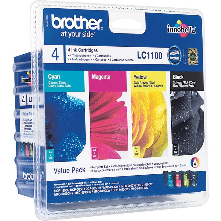 BROTHER LC1100 (Giallo, Nero, Magenta, Cyan, Multipack)
