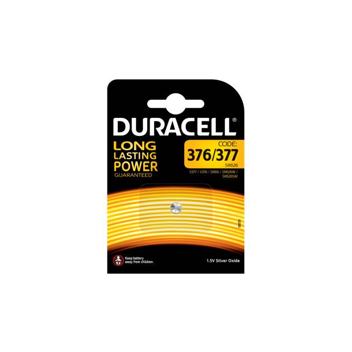 DURACELL Batterie (SR66 / V377, Gerätespezifisch, 1 Stück)