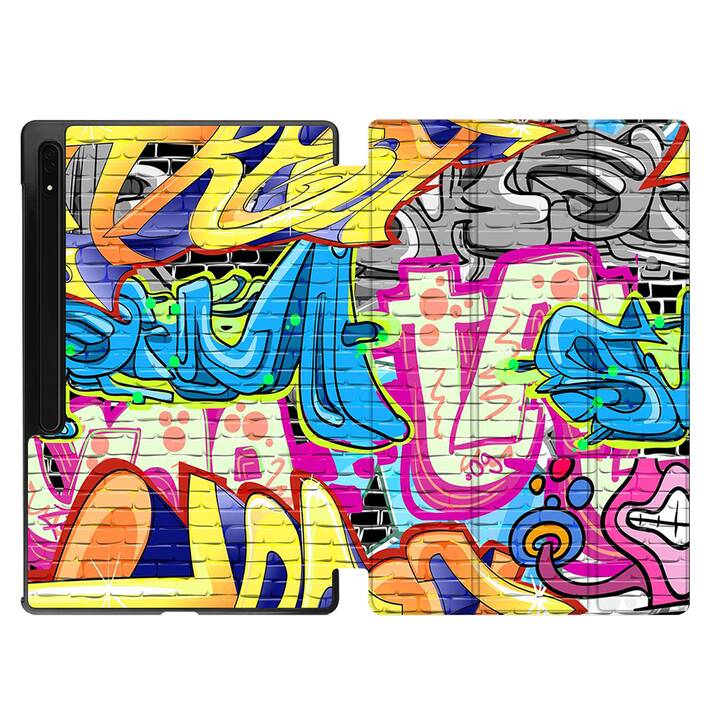 EG cover per Samsung Galaxy Tab S8 Ultra 14.6" (2022) - Multicolore - Graffiti