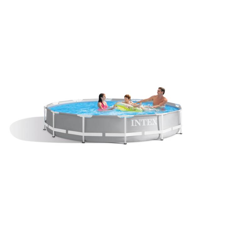 INTEX Piscina fuori terra con struttura tubolare in acciaio Prism Frame Set (366 cm x 76 cm)