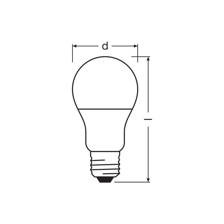 OSRAM Lampadina LED (E27, 8.5 W)