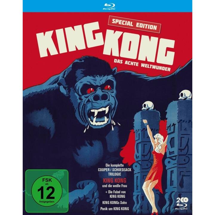 King Kong - Das achte Weltwunder: Die komplette Cooper-/Schoedsack-Trilogie (Special Edition, DE, EN)