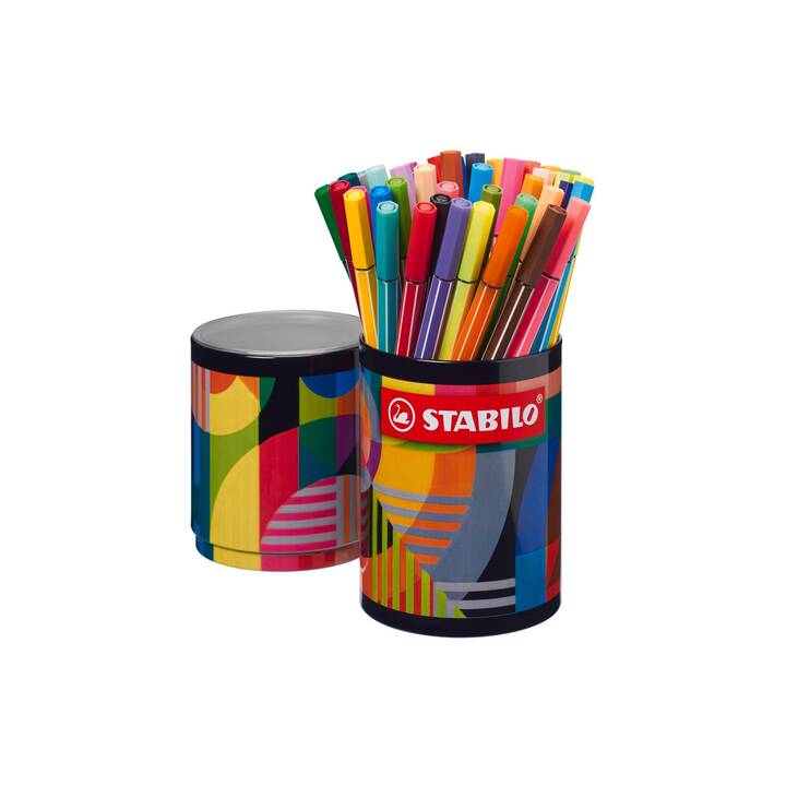 STABILO Arty Crayon feutre (Multicolore, 45 pièce)