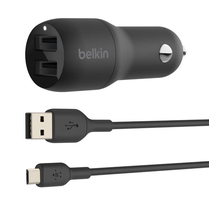 BELKIN Caricabatteria auto Boost Charge (24 W, Presa accendisigari, USB di tipo A)