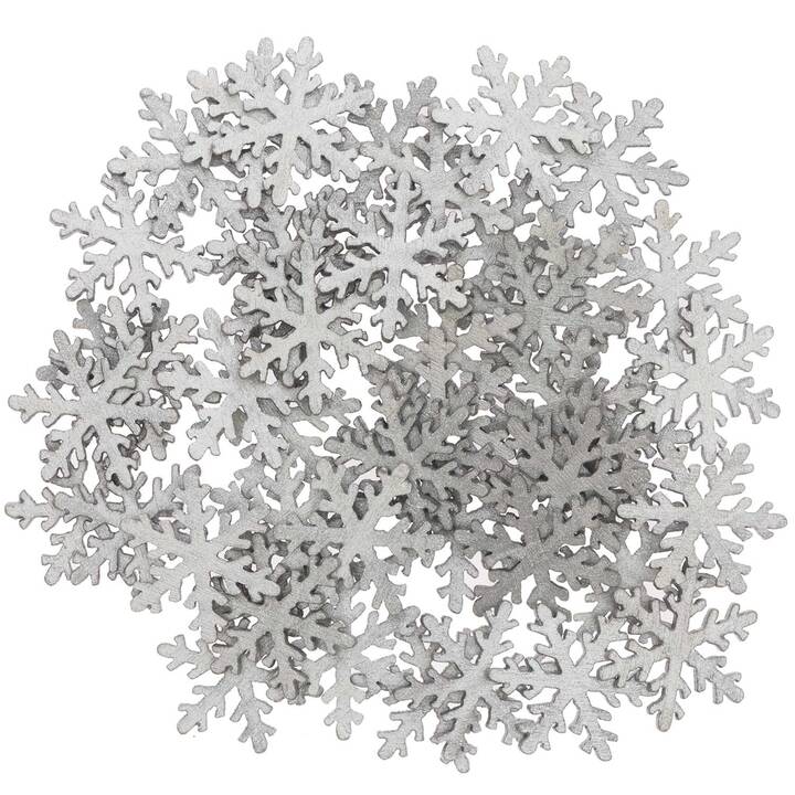 RICO DESIGN Miniature di feltro (48 pezzo, Fiocco di neve)