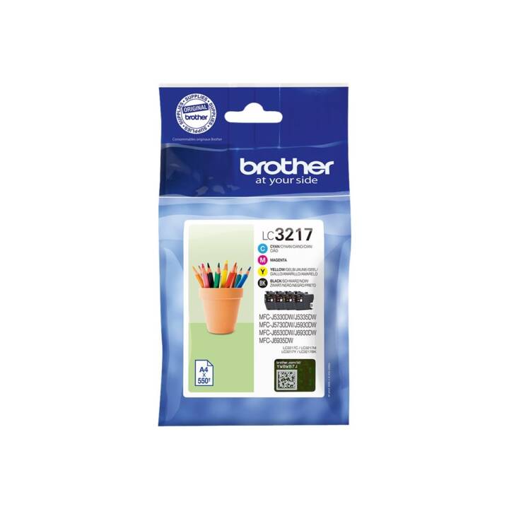 BROTHER LC3217VALDR (Giallo, Nero, Magenta, Cyan, Multipack)