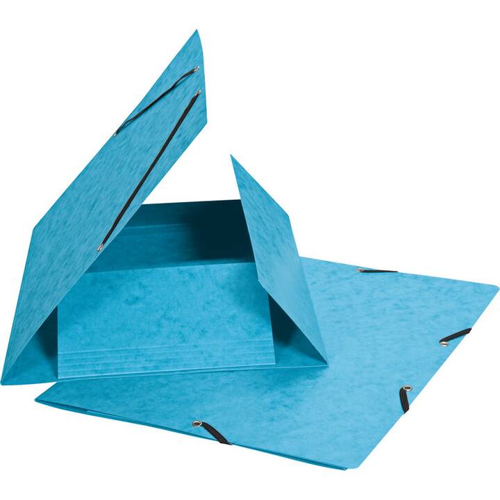 BIELLA Gummizugmappe (Blau, A4, 1 Stück)
