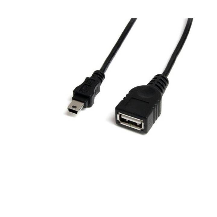 STARTECH.COM Câble USB (Fiche Mini USB 2.0 de type B, Prise USB 2.0 de type A, 0.3 m)