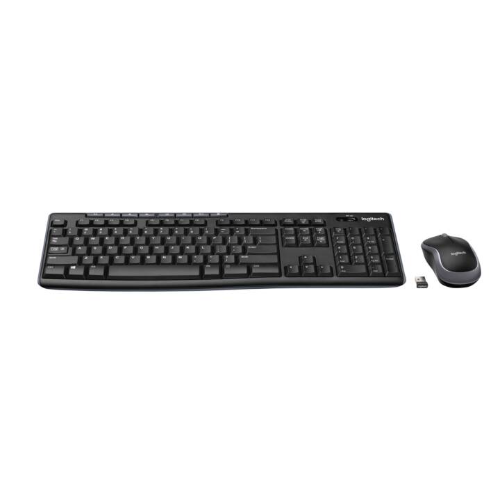 LOGITECH MK270 (frequenza radio, USB, Norvegia, Senza fili)