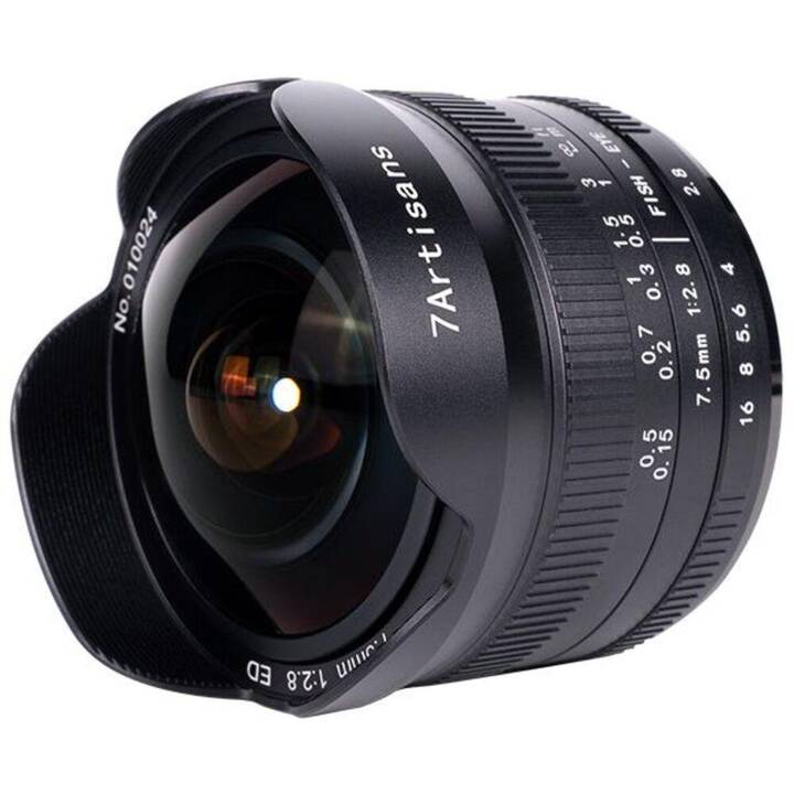 7ARTISANS 7.5mm F/2.8-16 Fisheye Mark II (M43-Mount)