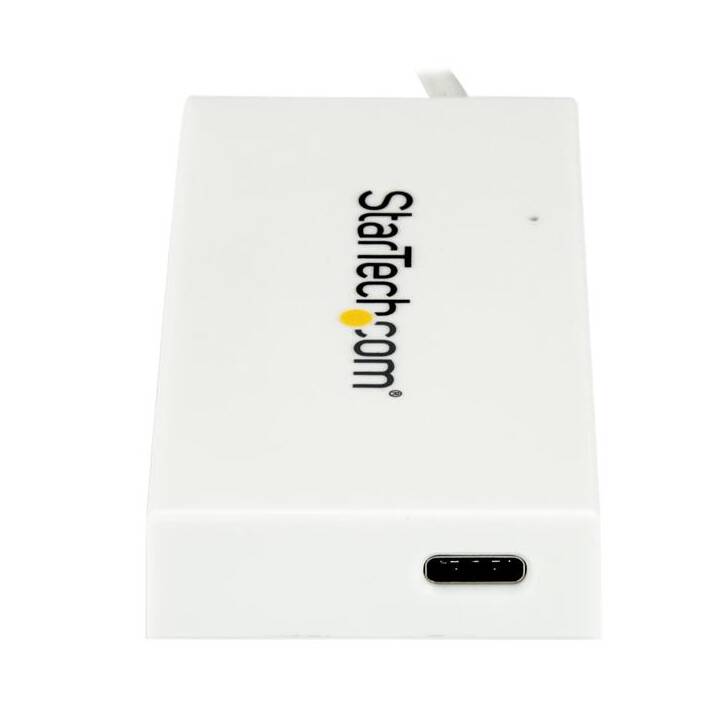 STARTECH.COM Concentrateur USB 4 ports, blanc
