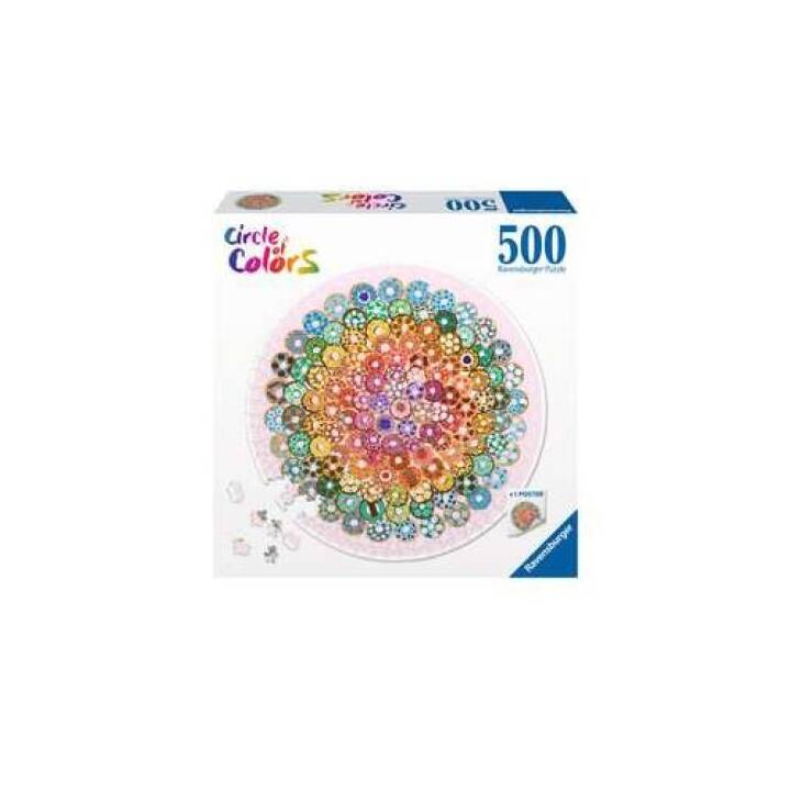 RAVENSBURGER Circle of Colors Donuts Puzzle (500 pezzo)