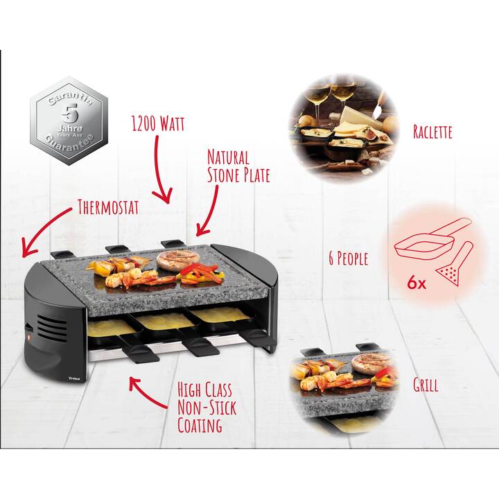 TRISA Raclettino 6 Fornello da raclette - Interdiscount