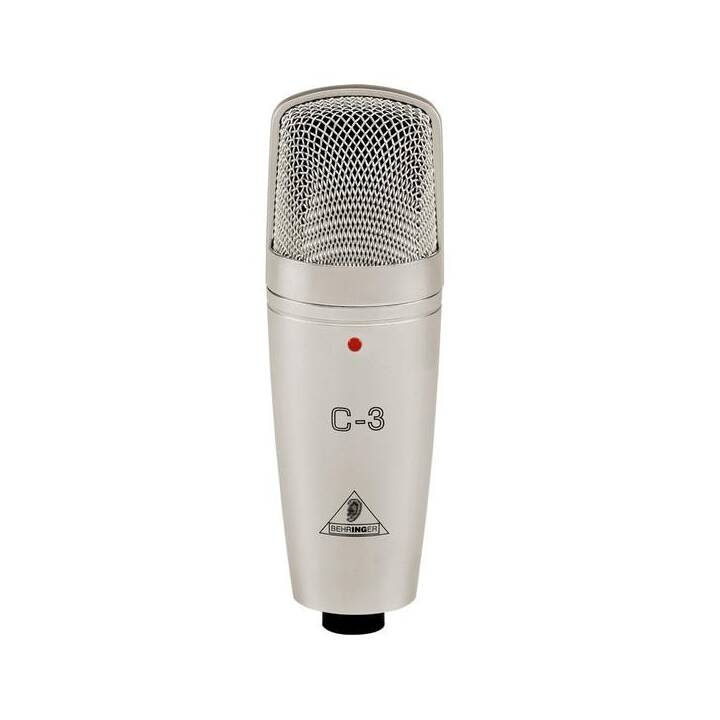 BEHRINGER C-3 Microphone studio (Argent)
