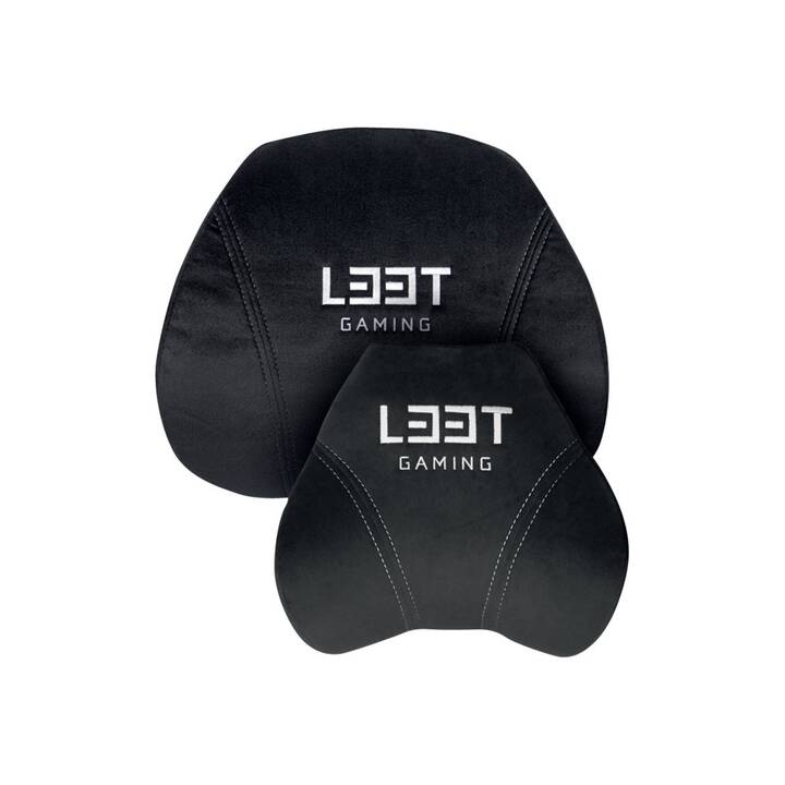 L33T-GAMING Cuscino per sedia Set (Nero)