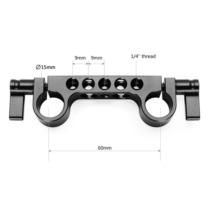 SMALLRIG RailBlock 3 Guida del supporto (Nero)