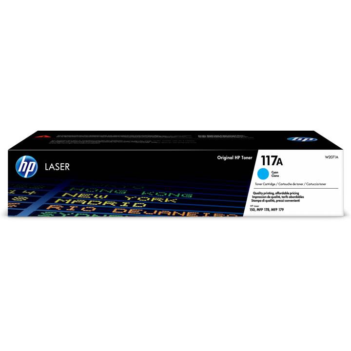 HP 117A (Cartouche individuelle, Cyan)